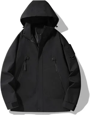 Unisex Outdoor Waterproof Jacket Climbing Hiking Camping Trekking Windbreaker Windproof Hiking Camping Skiing Coat