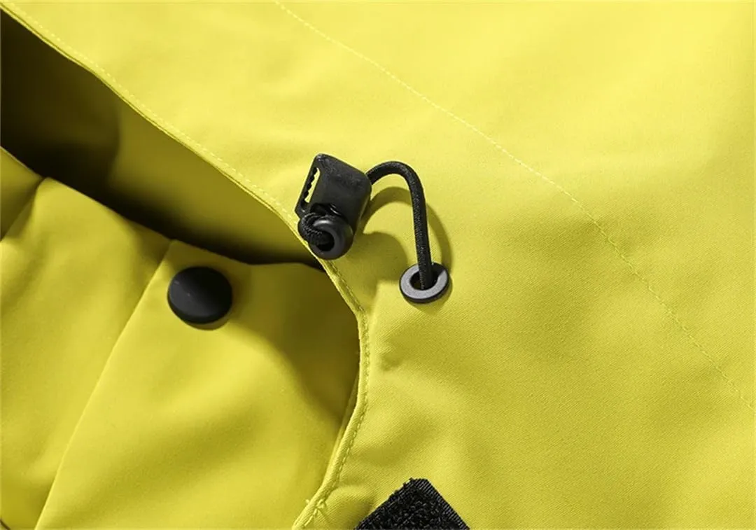 Unisex Outdoor Waterproof Jacket Climbing Hiking Camping Trekking Windbreaker Windproof Hiking Camping Skiing Coat