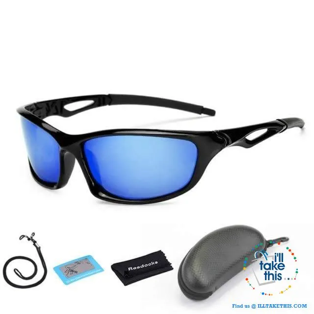 Unisex Polarized Sunglasses Suits Fishing, Camping, Hiking, Night Driving or Cycling