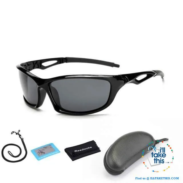 Unisex Polarized Sunglasses Suits Fishing, Camping, Hiking, Night Driving or Cycling