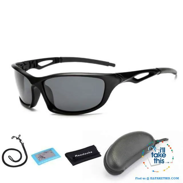 Unisex Polarized Sunglasses Suits Fishing, Camping, Hiking, Night Driving or Cycling