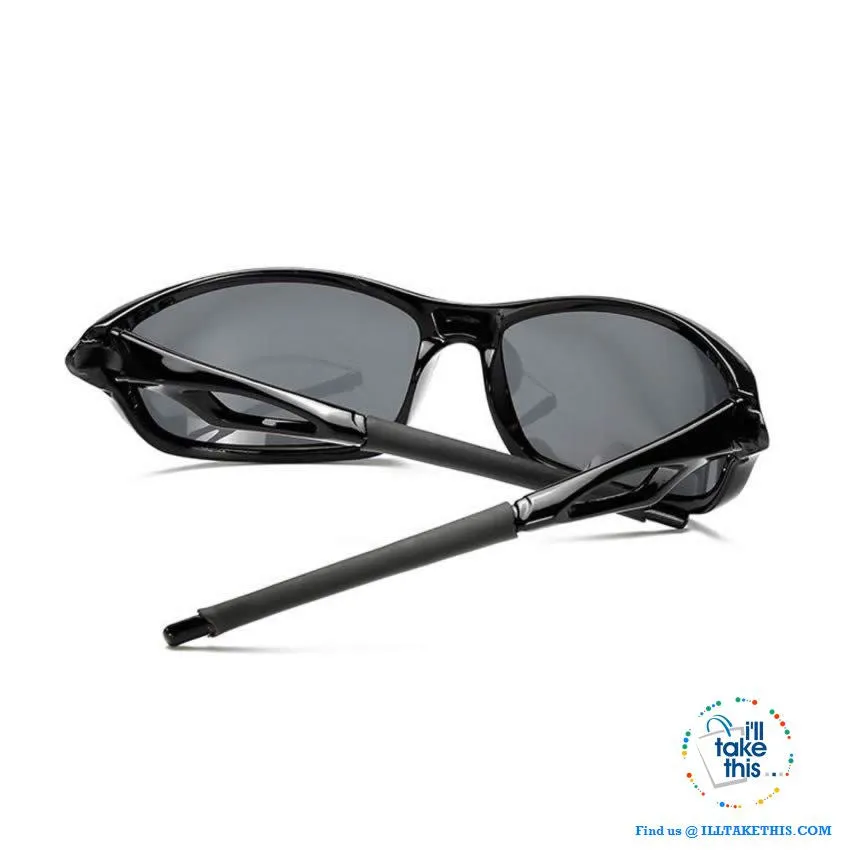 Unisex Polarized Sunglasses Suits Fishing, Camping, Hiking, Night Driving or Cycling