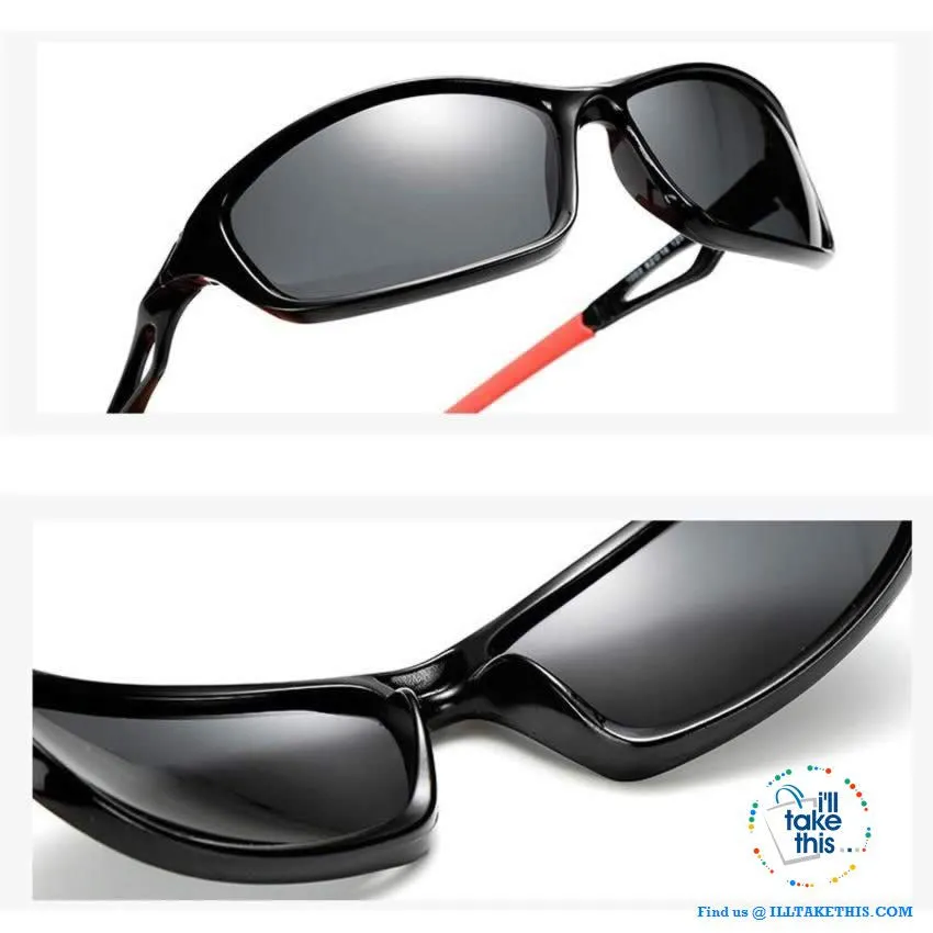 Unisex Polarized Sunglasses Suits Fishing, Camping, Hiking, Night Driving or Cycling