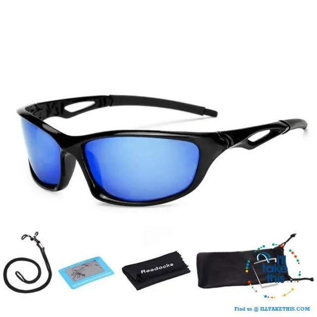 Unisex Polarized Sunglasses Suits Fishing, Camping, Hiking, Night Driving or Cycling