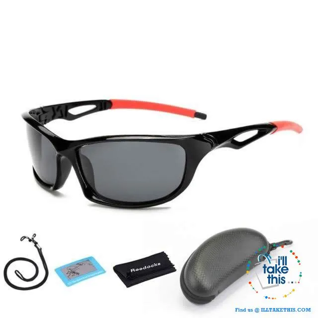 Unisex Polarized Sunglasses Suits Fishing, Camping, Hiking, Night Driving or Cycling