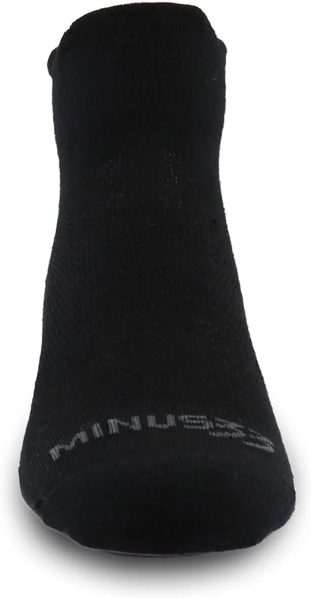 USA Made - Running No Show Socks - Merino Wool Micro Cushion - Moisture Wicking Running Sock