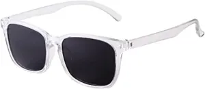 VIA LEECA Classic Polarized Sunglasses for Women and Men 100% UV Protection Square Glasses for Driving,Fishing and Traveling