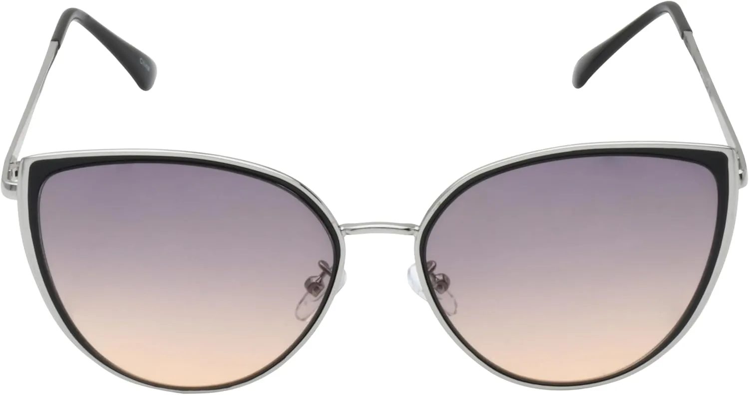 Vince Camuto Women's Vc1083 Vintage Metal 100% Uv Protective Cat Eye Sunglasses. Luxe Gifts for Her, 57 Mm