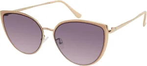 Vince Camuto Women's Vc1083 Vintage Metal 100% Uv Protective Cat Eye Sunglasses. Luxe Gifts for Her, 57 Mm