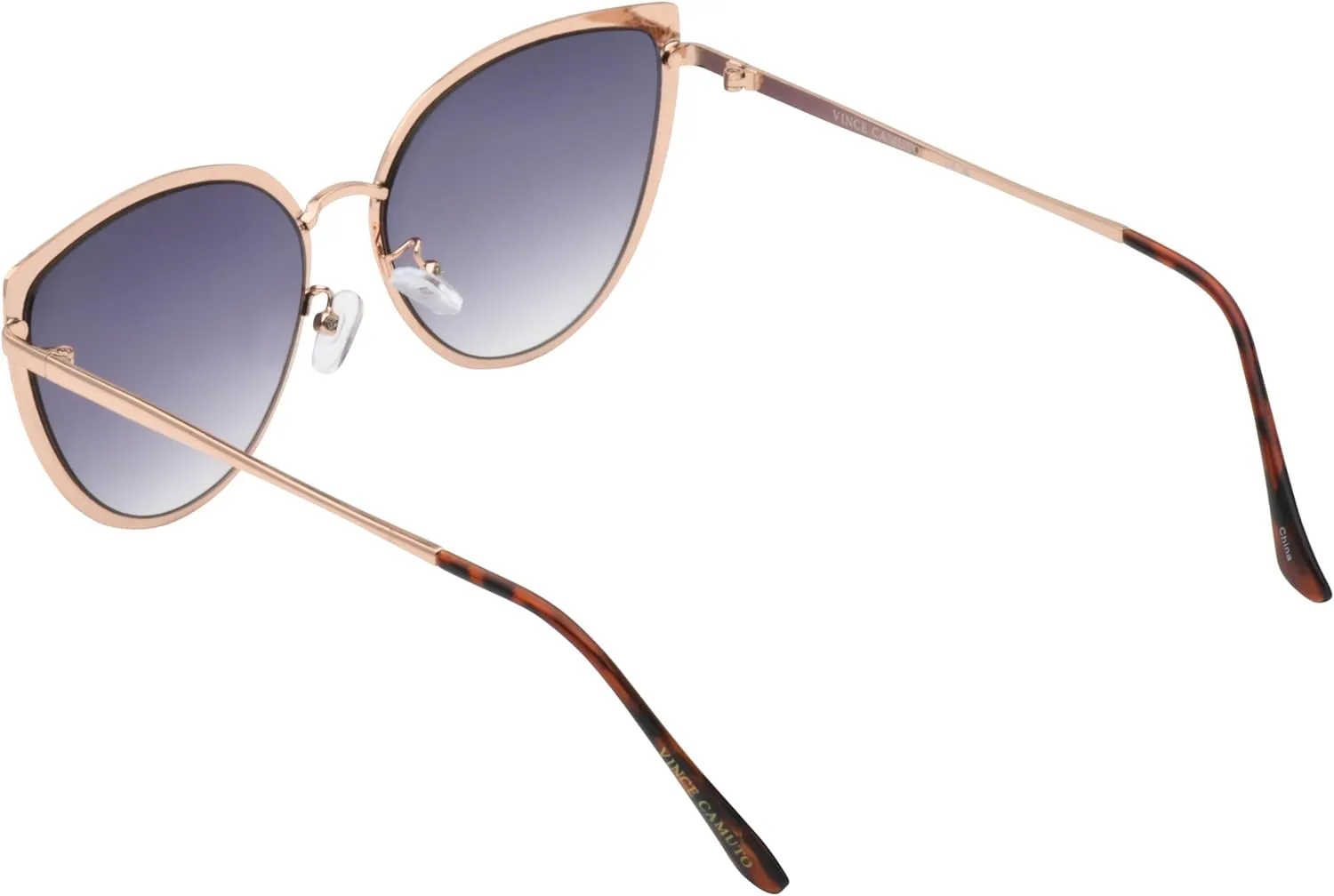 Vince Camuto Women's Vc1083 Vintage Metal 100% Uv Protective Cat Eye Sunglasses. Luxe Gifts for Her, 57 Mm
