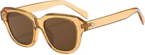 Vintage Oval Frame Sunglasses Fashion Retro Uv400 Women