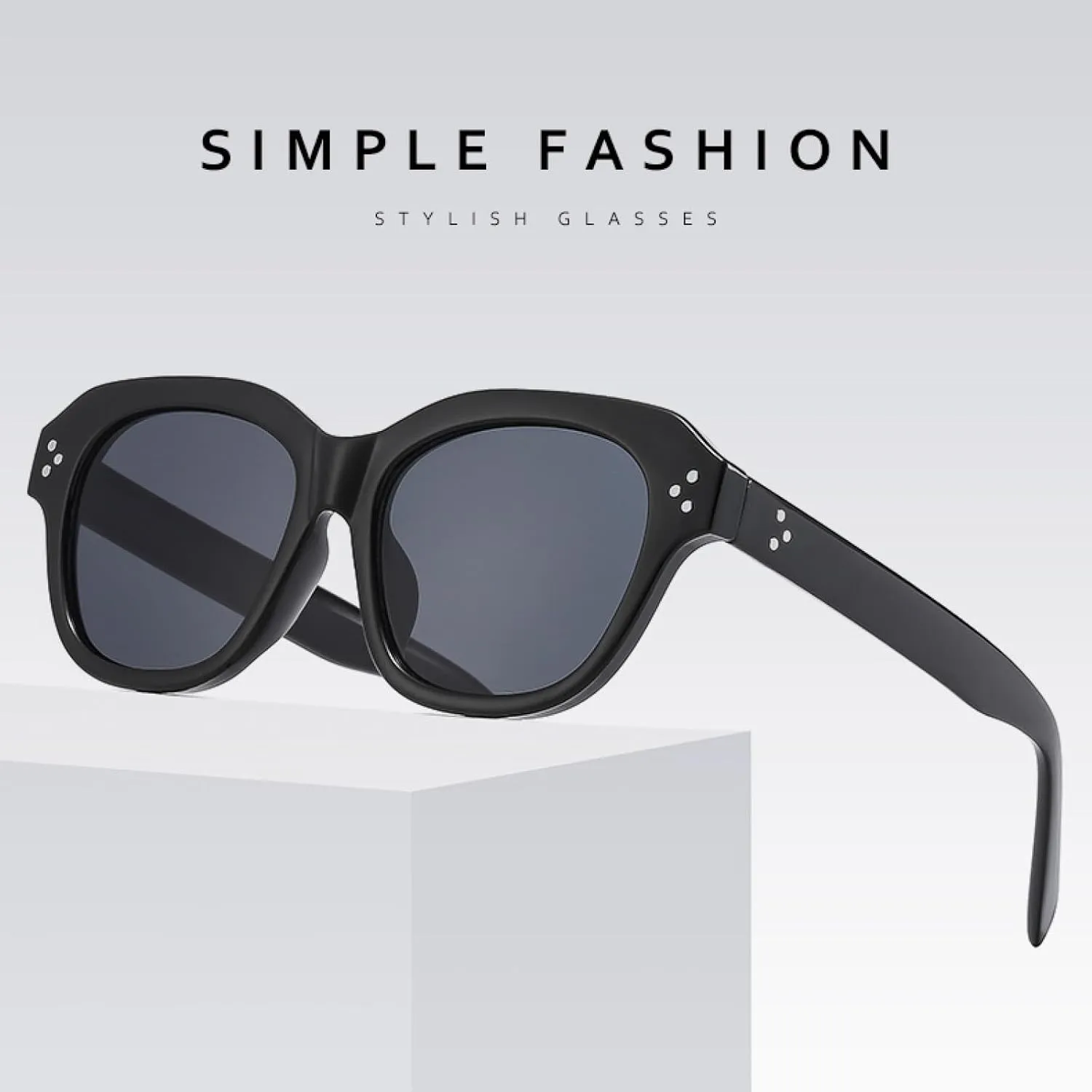 Vintage Oval Frame Sunglasses Fashion Retro Uv400 Women