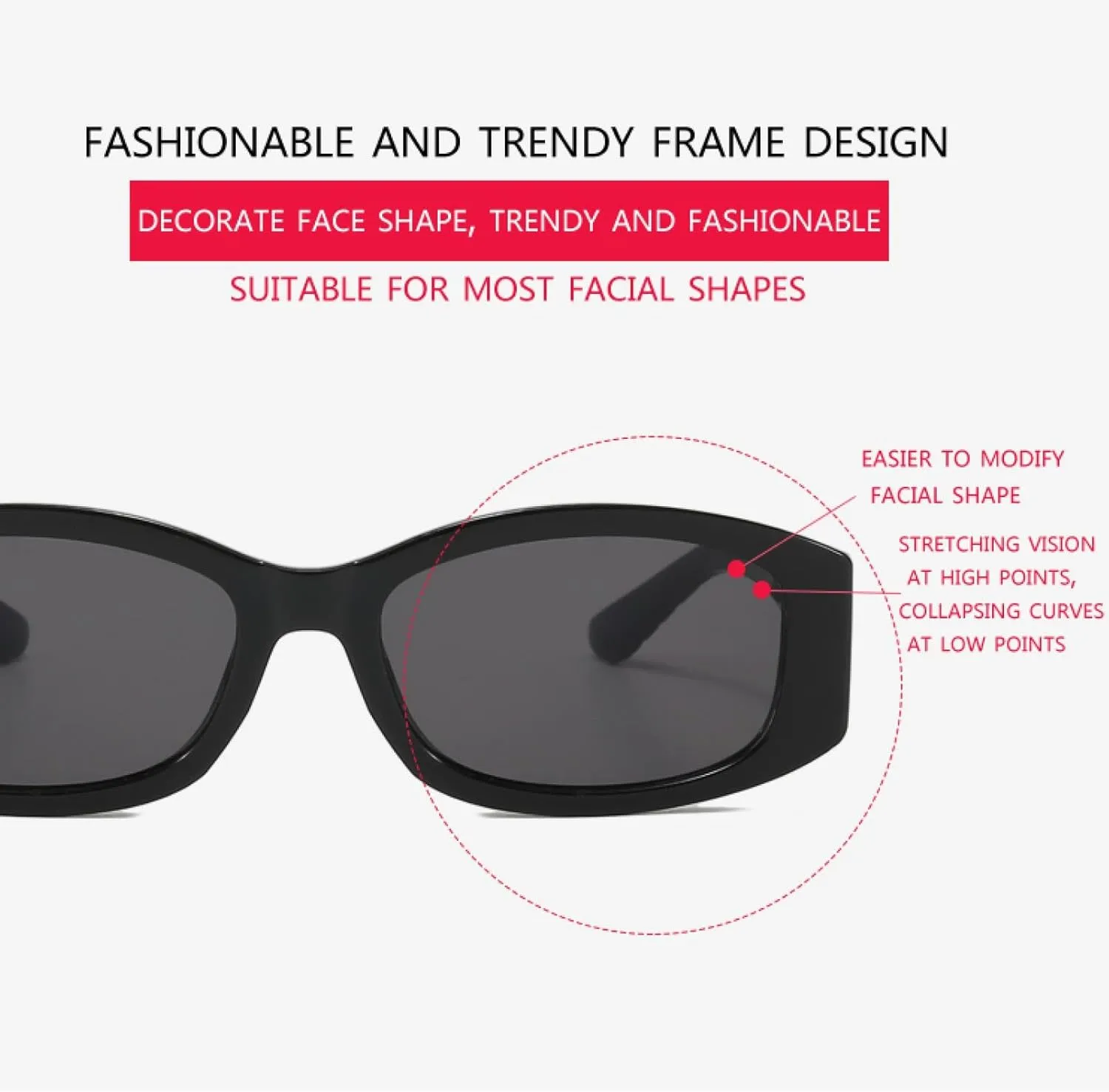 Vintage Oval Punk Sunglasses for Women Men Fashion Punk Retro Driving Uv400