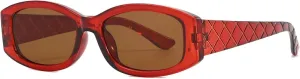 Vintage Oval Punk Sunglasses for Women Men Fashion Punk Retro Driving Uv400