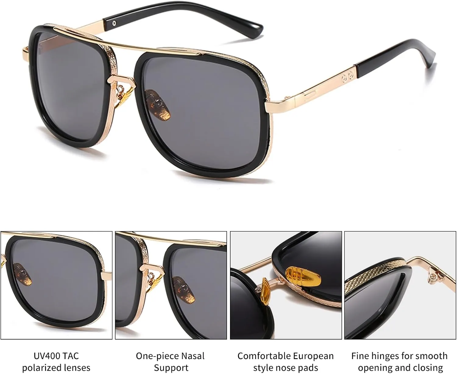 Vintage Round Sunglasses for Women Men Classic Retro Designer Style