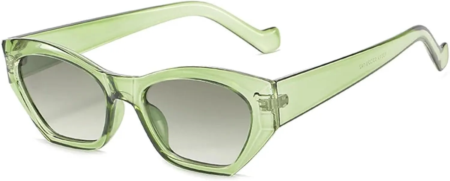 Vintage Small Sunglasses for Women Fashion Light Retro Cat Eye Uv400