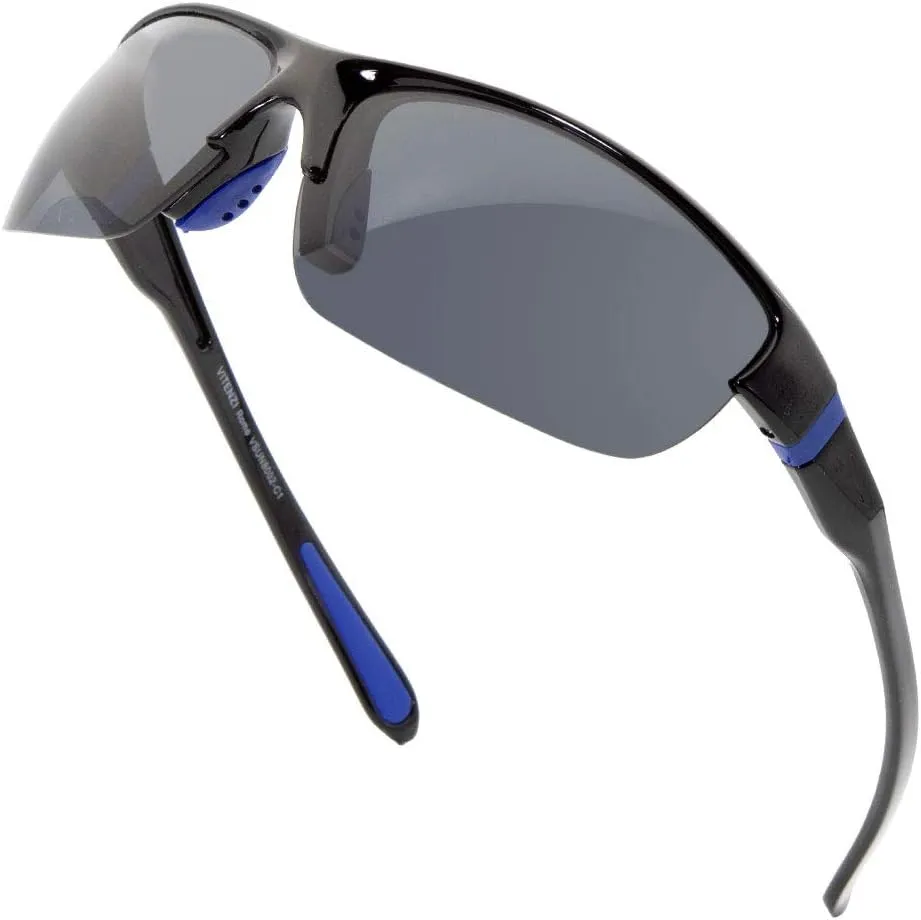 VITENZI Sunglasses for Men and Women Trendy and Cool Sun Glasses, Retro Vintage Wrap Around Sport Shades Rome