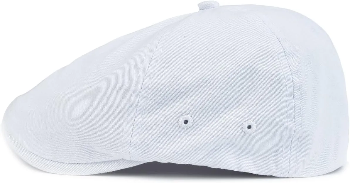 VOBOOM Cotton Washing Flat Cap Cabbie Hat Gatsby Ivy Irish Hunting Newsboy