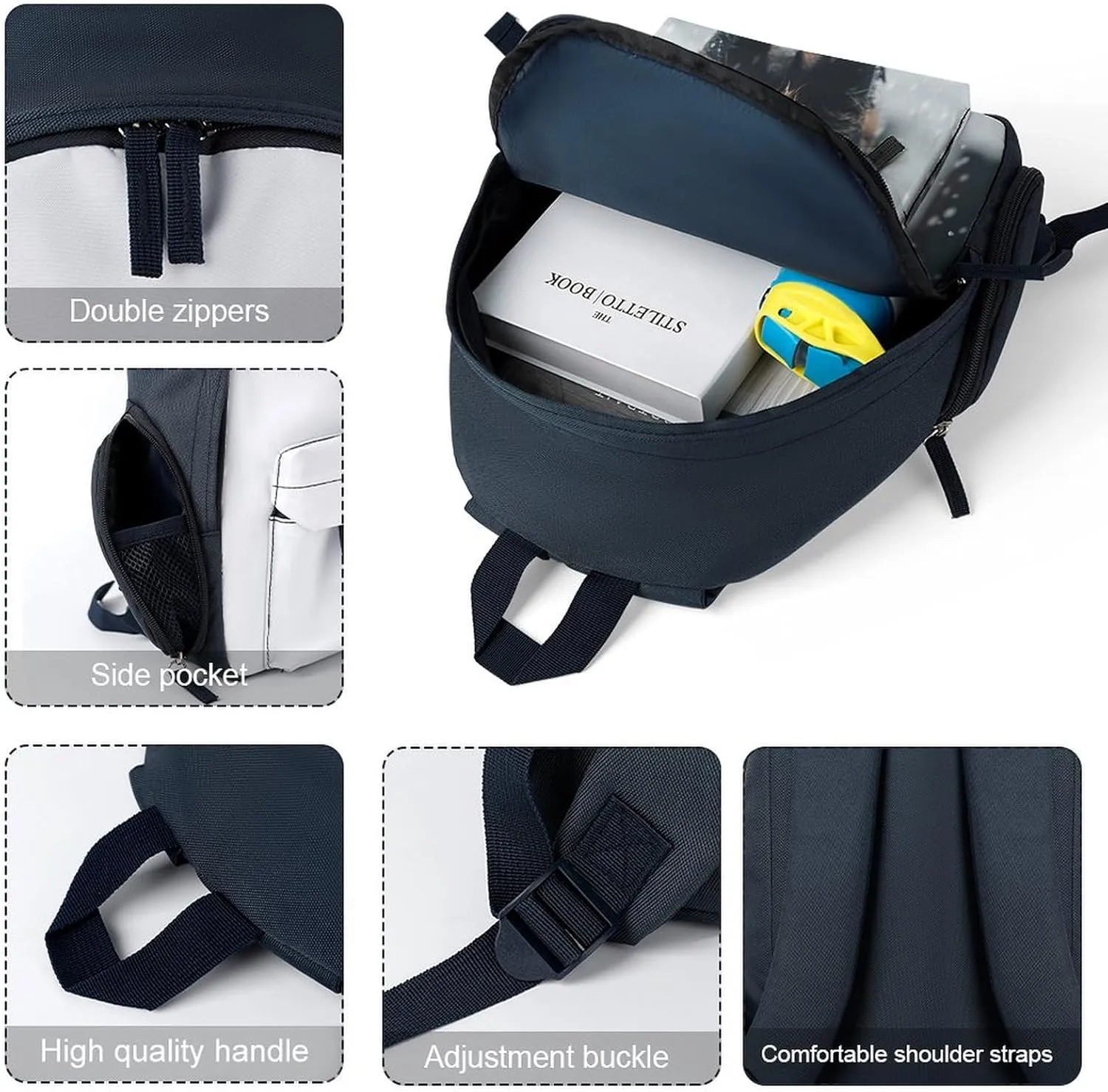 Wild Boar Travel Backpack Casual Bag Lightweight Hiking Backpacks for Business, Travelling, Hiking