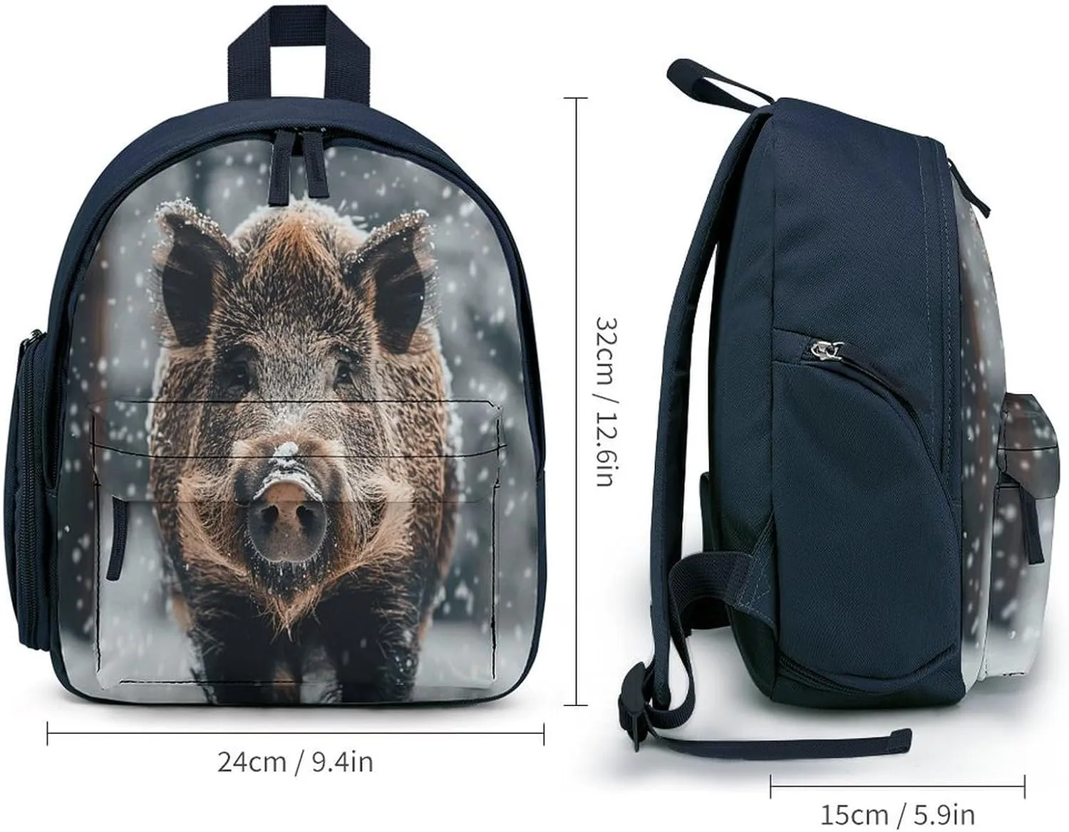 Wild Boar Travel Backpack Casual Bag Lightweight Hiking Backpacks for Business, Travelling, Hiking