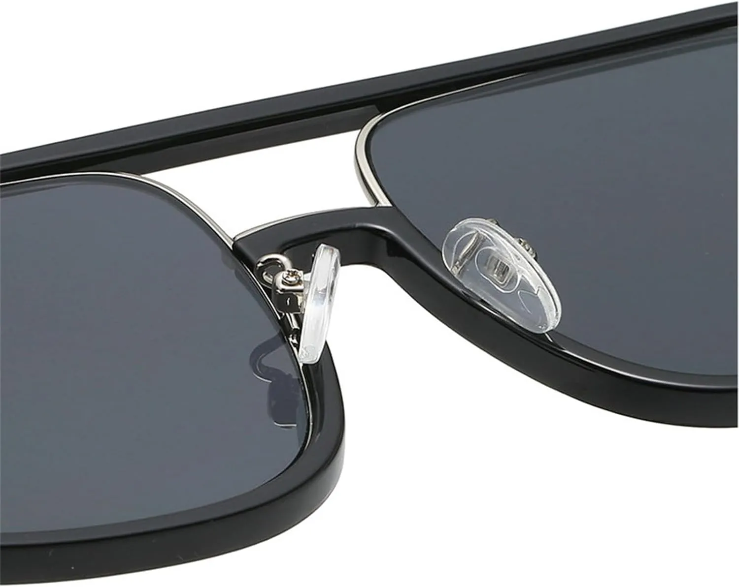 willochra Fashion Oversized Square Sunglasses Women Retro Gradient Shades UV400 Men Trending Metal frame Sun Glasses