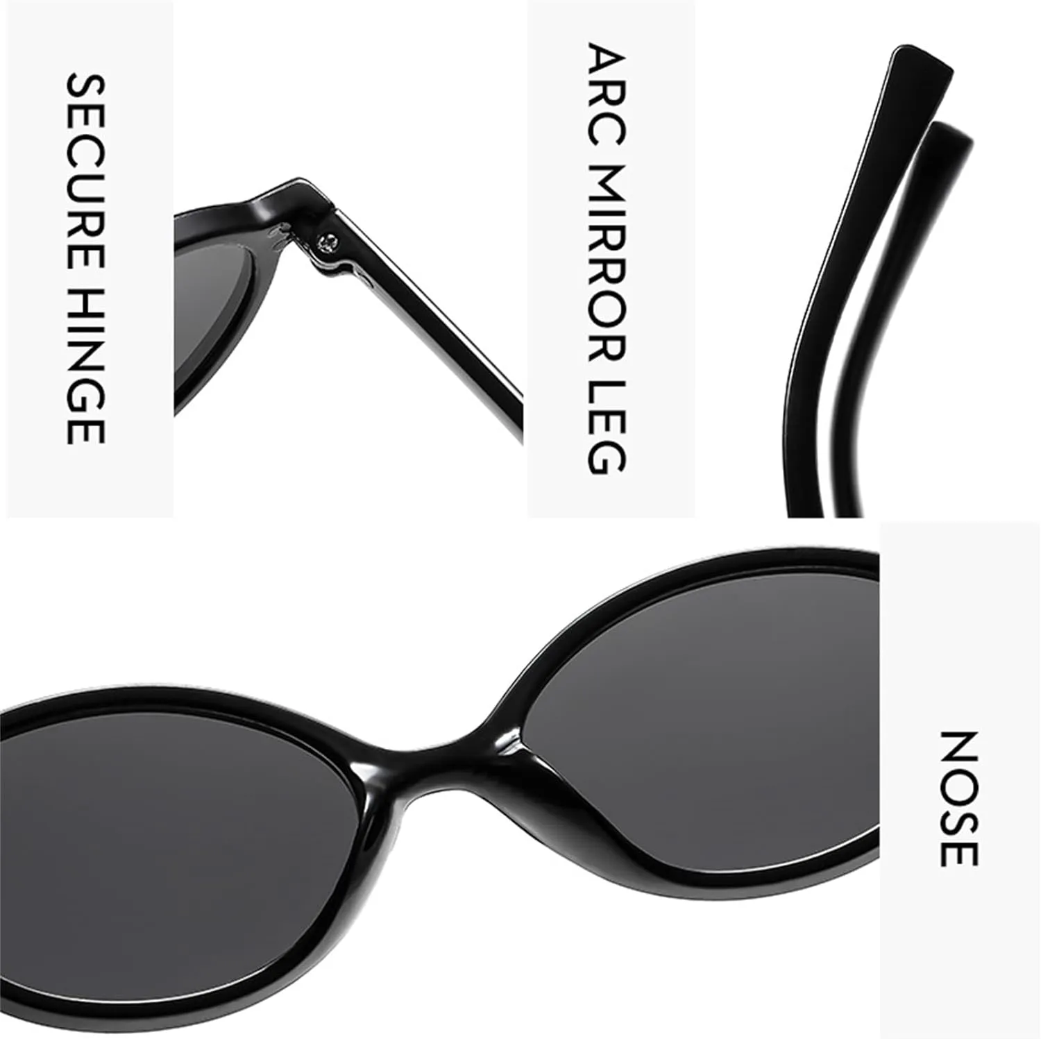 willochra Retro Round Sunglasses for Women Men Fashion Small Oval Sunglasses 90s Vintage Trendy Gradient Shades UV400
