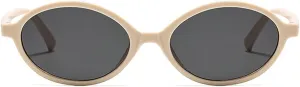 willochra Retro Round Sunglasses for Women Men Fashion Small Oval Sunglasses 90s Vintage Trendy Gradient Shades UV400