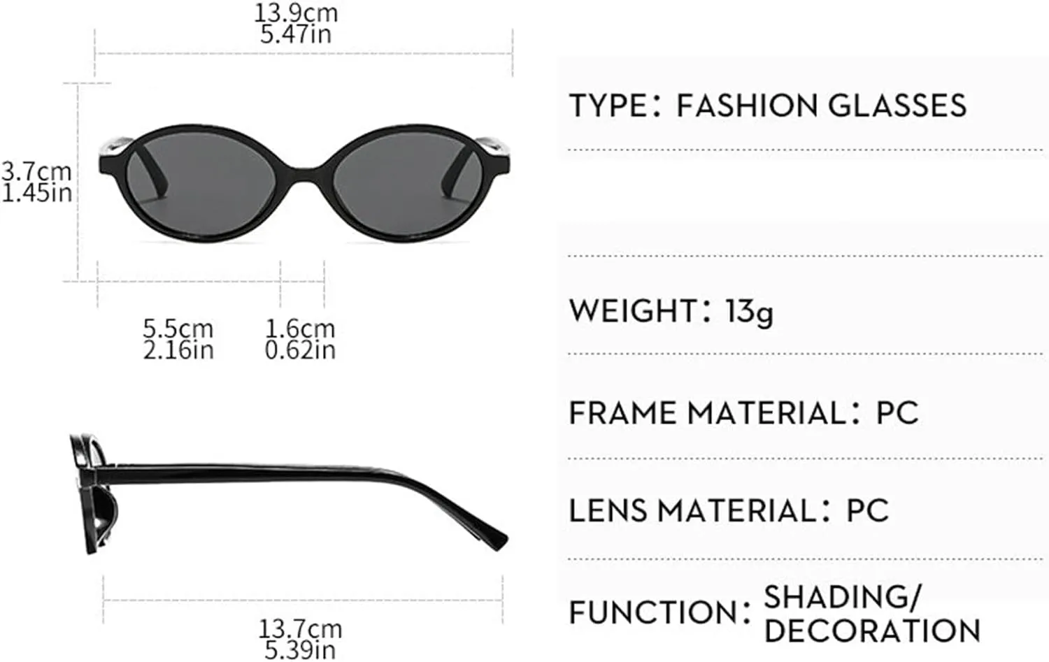 willochra Retro Round Sunglasses for Women Men Fashion Small Oval Sunglasses 90s Vintage Trendy Gradient Shades UV400