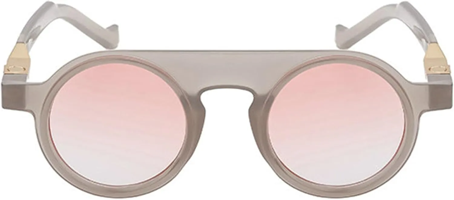willochra Retro Round Sunglasses for Women Men Vintage Y2K Small Frame Circle punk Shades Sun Glasses UV400 Protection