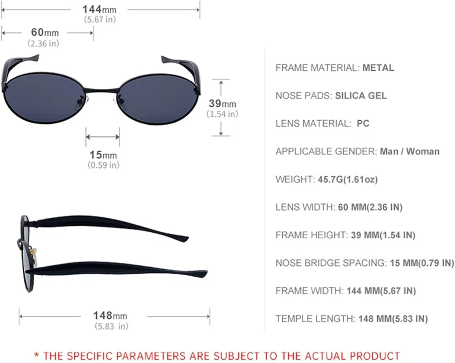 willochra Y2K Punk Small Oval Sunglasses Women Luxury Vintage Outdoor Round Sun Glasses For Ladies Travel Shades UV400