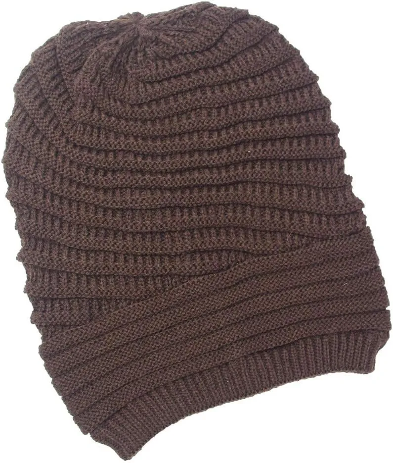 Winter Beanie Hat for Women Lightweight Outdoor Cashmere Warm Wool Knit Hat Pom Pom Visor Skull Cap