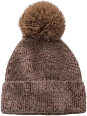 Winter Warm Women Hat Cute Big Pompom Ladies Ball Knitted Hat Cap Outdoor Casual Ski Snow Caps Beanies