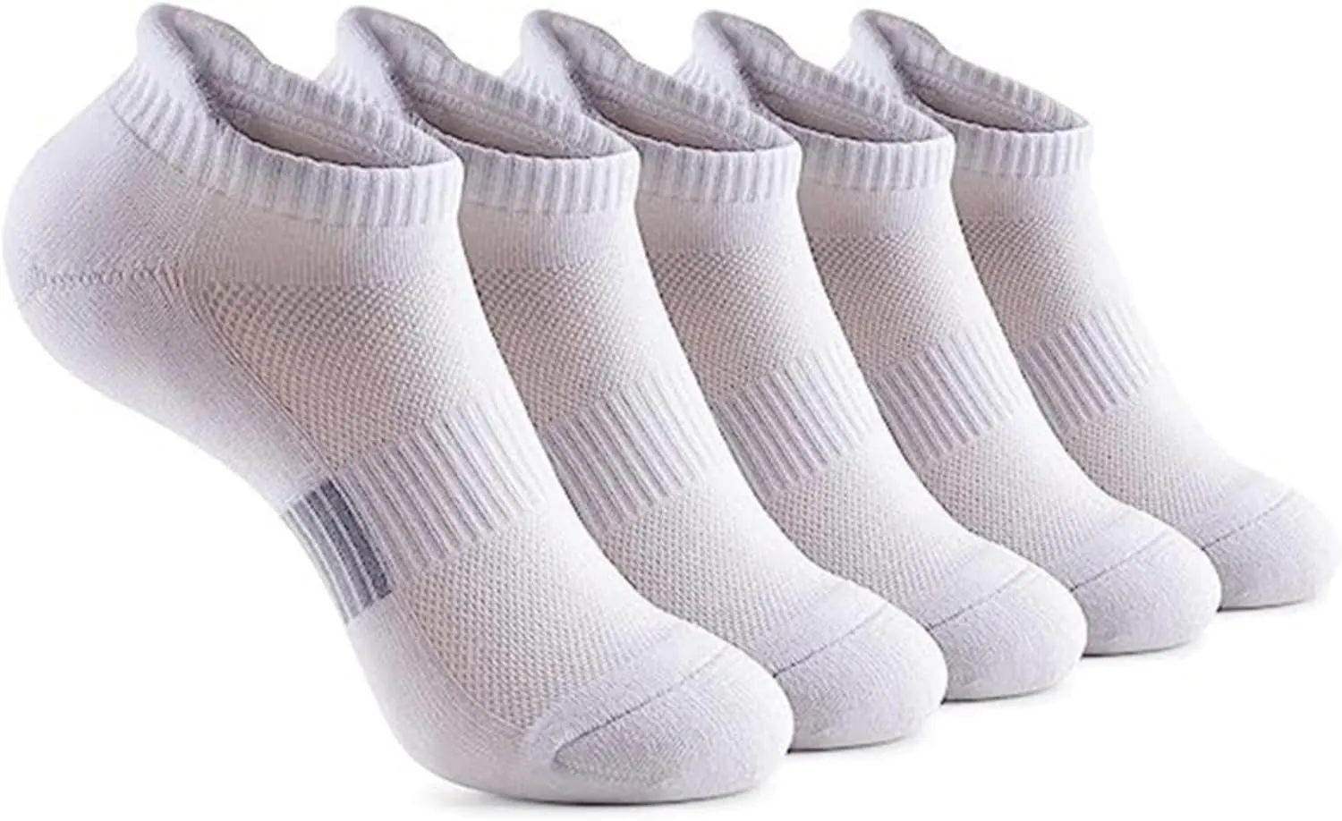 Women Ankle Socks Athletic Thick Cushioned Running Hiking No Show Sports Socks，anti blister women socks，5 Pair Pack