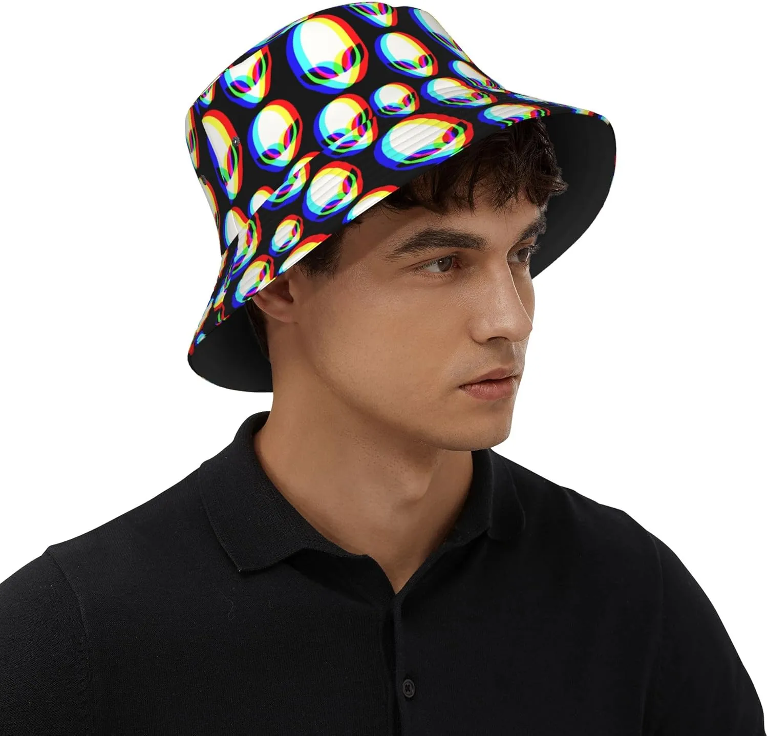 Women Men Fashion Bucket Hat Summer Sun Hat Wide Brim Fisherman Cap