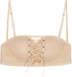 Women Push Up Bra Lace Strapless Invisible Bra