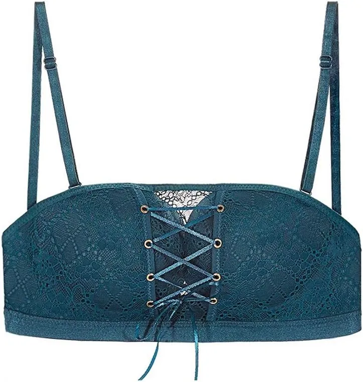 Women Push Up Bra Lace Strapless Invisible Bra