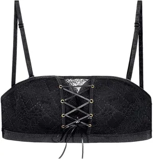 Women Push Up Bra Lace Strapless Invisible Bra