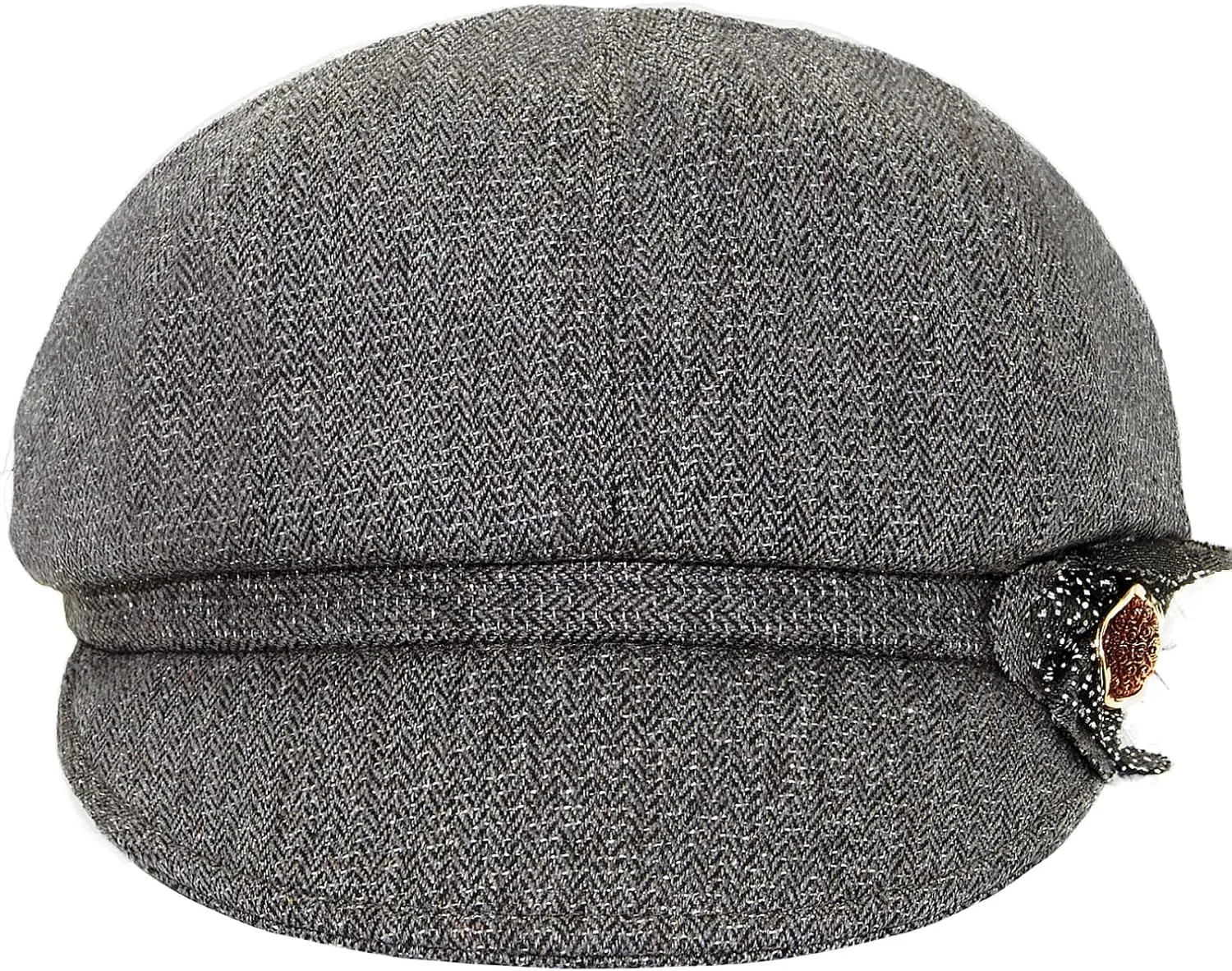 Women Retro Classic Visor Newsboy Cabbie Cap Beret Hats with Flower Buckle for Woman Ladies