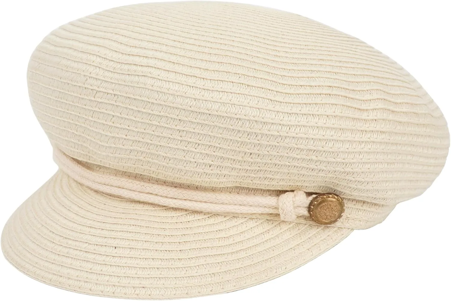 Women Summer Wide Brim Straw Woven Sun Hat Visor Flat Top Newsboy Cap Painter Hat