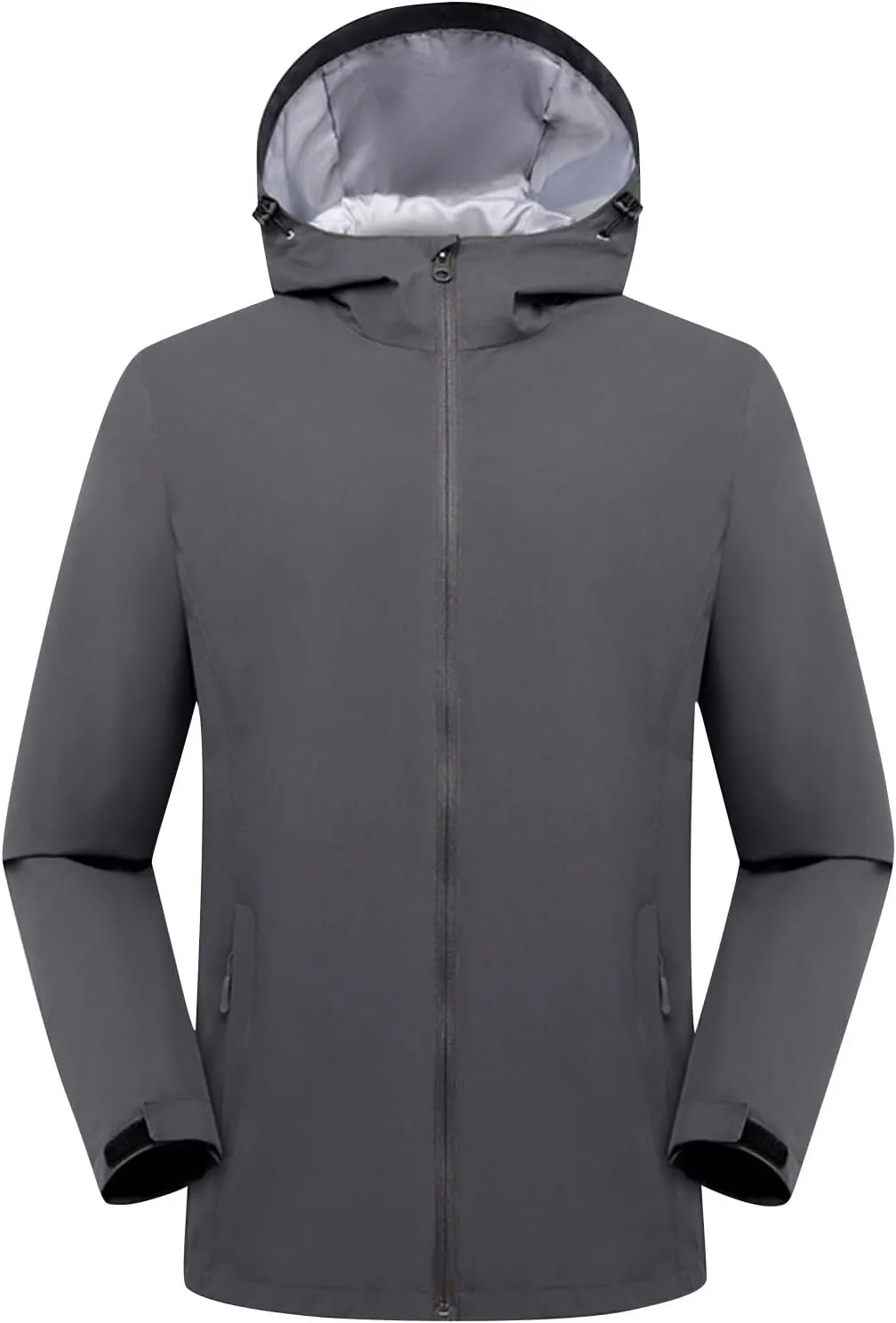 Women Waterproof Rain Jacket Active Outdoor Packable Lightweight Hooded Raincoat for Hiking Travel Windbreaker Jacket