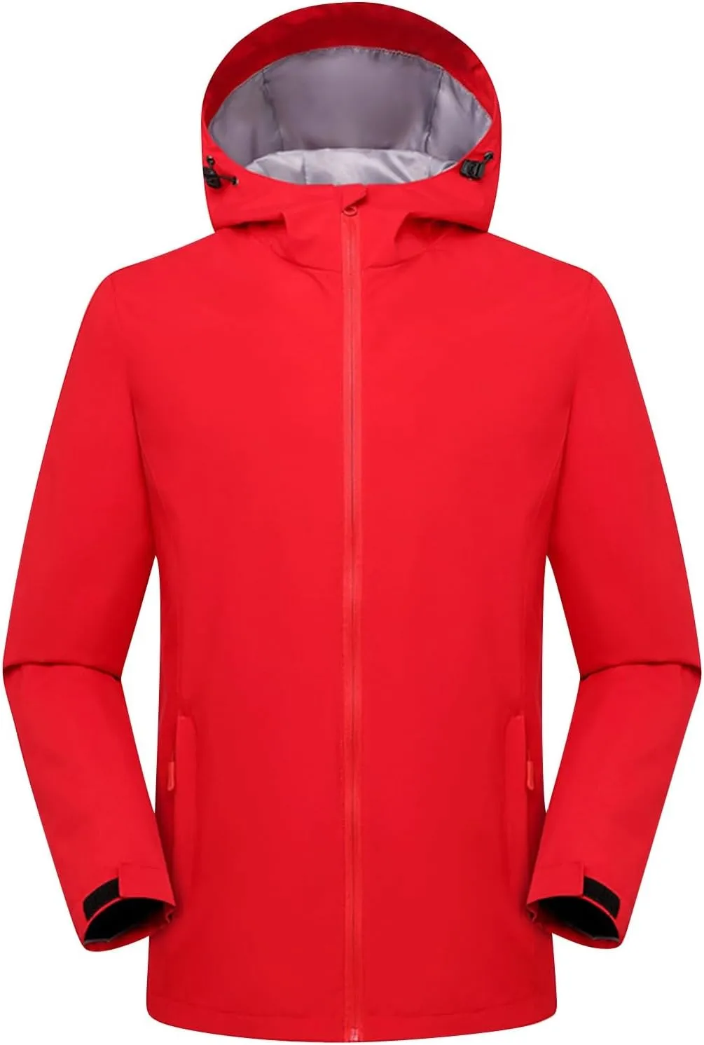 Women Waterproof Rain Jacket Active Outdoor Packable Lightweight Hooded Raincoat for Hiking Travel Windbreaker Jacket