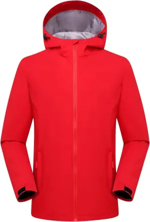 Women Waterproof Rain Jacket Active Outdoor Packable Lightweight Hooded Raincoat for Hiking Travel Windbreaker Jacket
