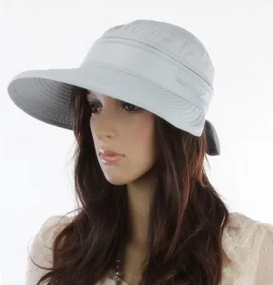 Women Wide Brim 2in1 Combined Golf and Tennis Sun Cap and Visor