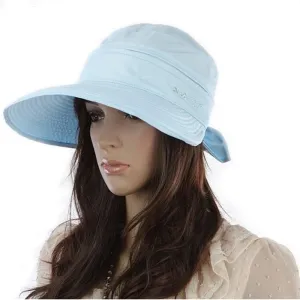 Women Wide Brim 2in1 Combined Golf and Tennis Sun Cap and Visor