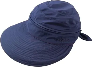 Women Wide Brim 2in1 Combined Golf and Tennis Sun Cap and Visor
