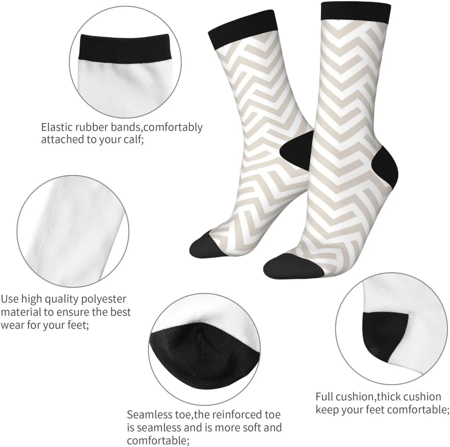 Womens And Mens Funny Socks, Colorful Crazy Fun Novelty Dress Socks Unisex Crew Socks Gift For Women And Man