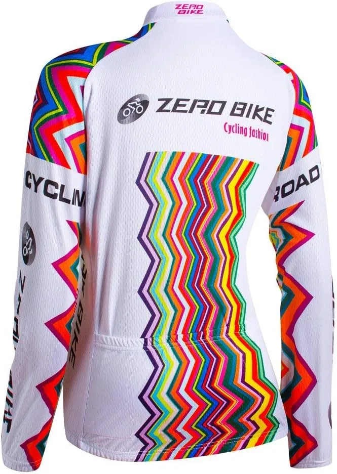 Women's Breathable Long Sleeve Cycling Suit 3D Gel Padded Bicycle Cloting Pants Set UV Protective