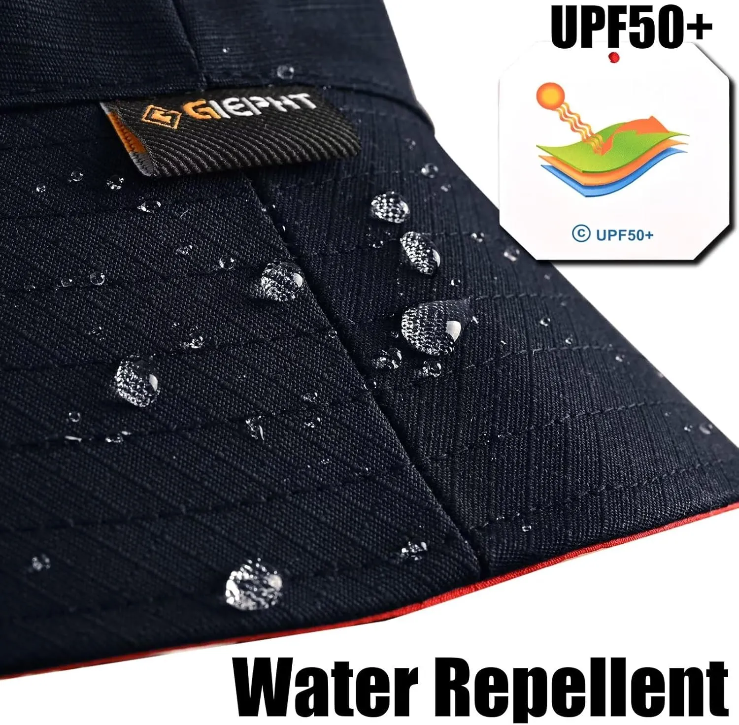 Womens Bucket Rain Hat Reversible Packable Foldable Water Repellent Cute for Ladies Travel Hiking Golf
