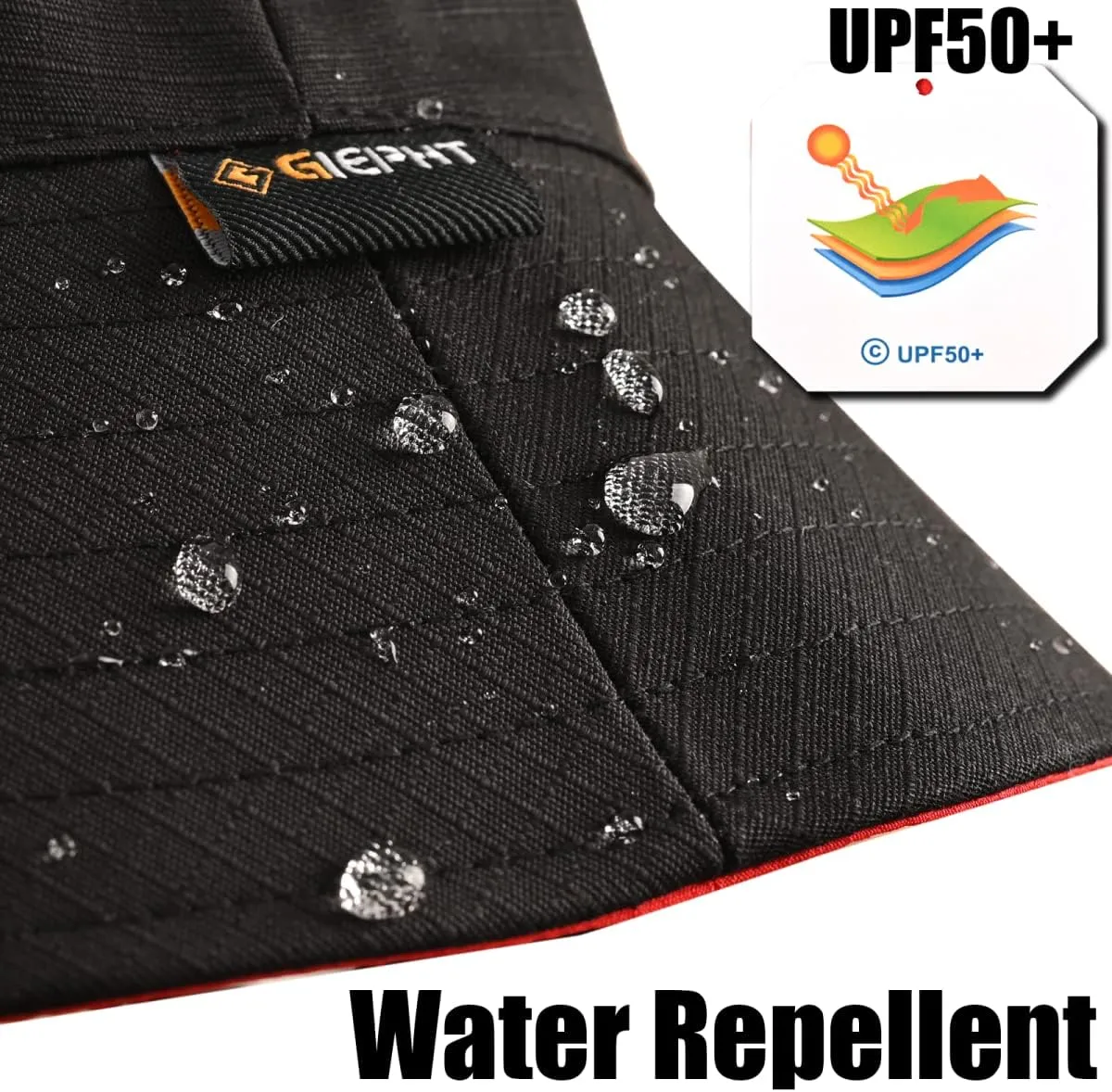 Womens Bucket Rain Hat Reversible Packable Foldable Water Repellent Cute for Ladies Travel Hiking Golf