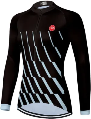 Women's Cycling Jersey Long Sleeve Bike Shirts Cycling Clothing Biking Jackets Bicycle Tops